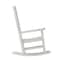 Flash Furniture White All-Weather Classic Outdoor Rocking Chair LE-HMP-2002-110-WT-GG - alternate 4